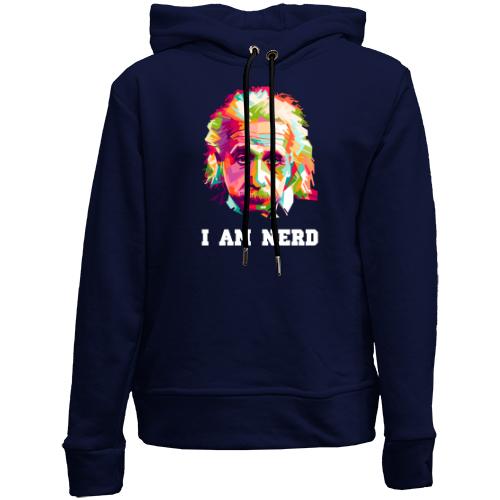Детский худи без флиса I`m nerd (Альберт Эйнштейн)